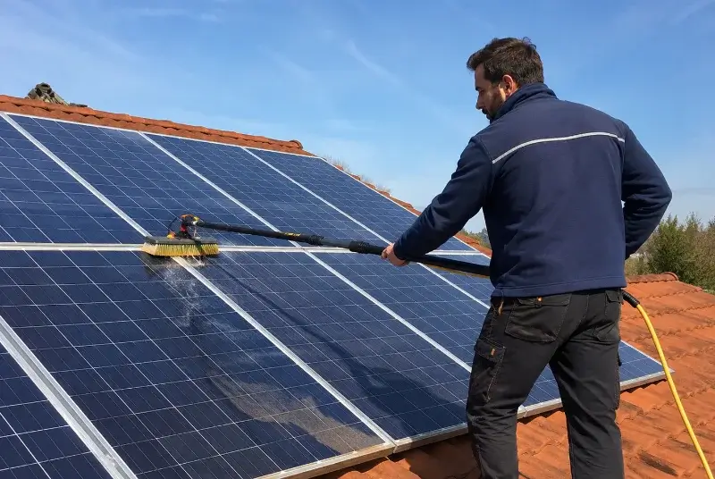 Nettoyage et entretien de panneaux solaires à Loire-Authion